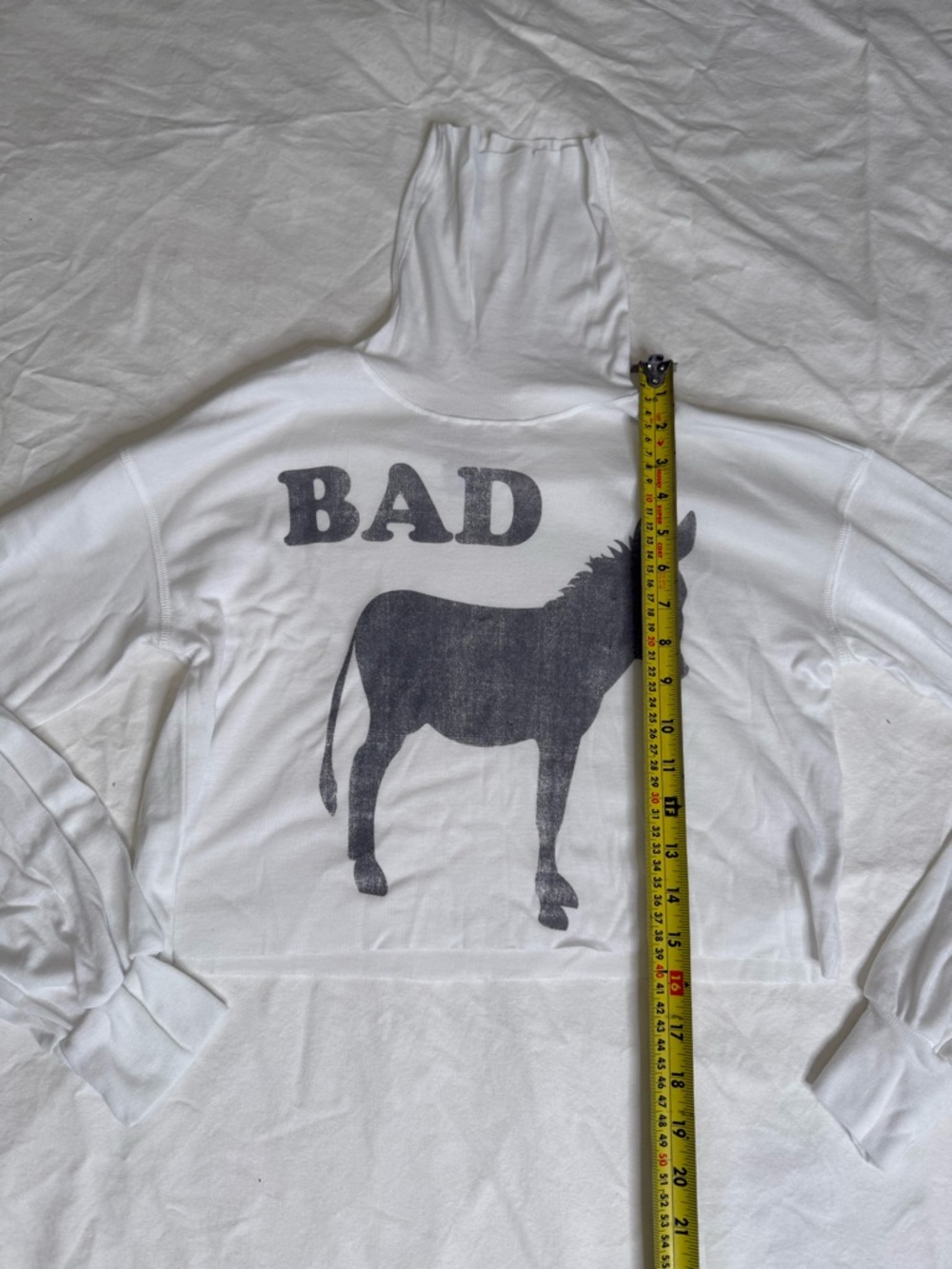 Urban Outfitters ODDPEOPLE | BAD Donkey Graphic Crop Top Turtleneck Y2K - Picture 7 of 10